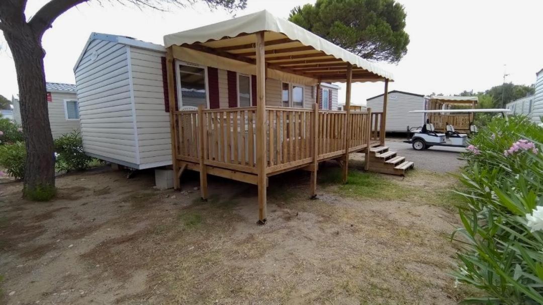 Mobil Home Camping **** Canet En Roussillon المظهر الخارجي الصورة